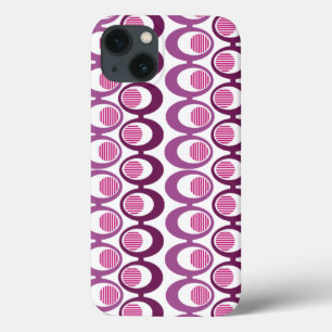 Lila Oval-Streichungen Case-Mate iPhone Hülle