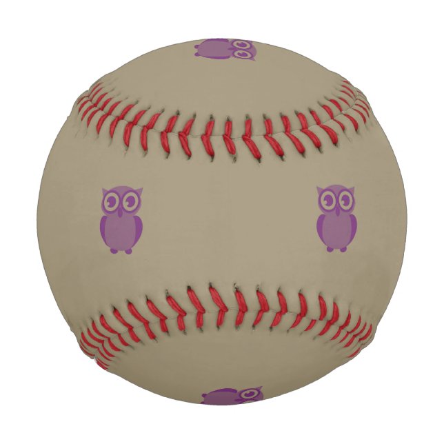 Lila Owl Baseball (Vorderseite)