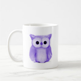 Lila Owl Coffee Tasse