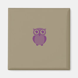 Lila Owl Magnet