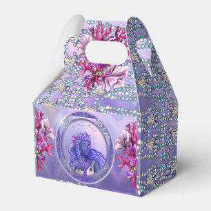 Lila Ozean Meerjungfrau Geschenkbox Geschenkschachtel