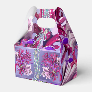 Lila Ozeanmeerjungfrau Geschenkschachtel