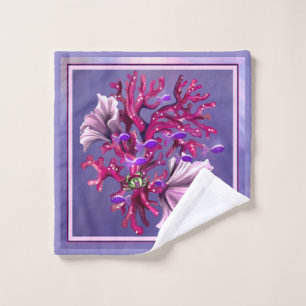 Lila Ozeanmeerjungfrau Waschlappen