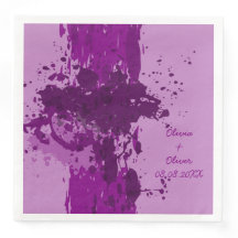 Lila Paint-Spritzer