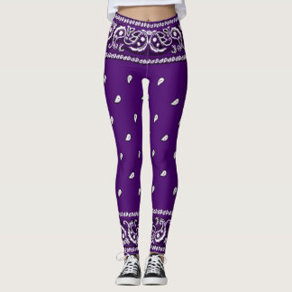 Lila Paisley Bandanna Leggings
