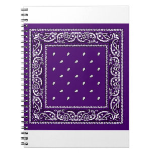 Lila Paisley Bandanna Notizblock