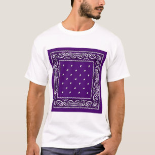 Lila Paisley Bandanna T-Shirt