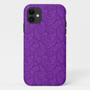 Lila Paisley iPhone 11 Hülle
