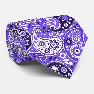 Lila Paisley Extravagant Texas Country Western Krawatte