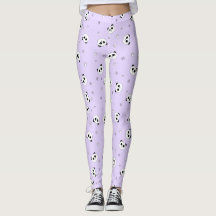 Lila Panda-Leggings das | des Pandas | Baby4Life