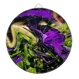 Lila Panik Dartscheibe