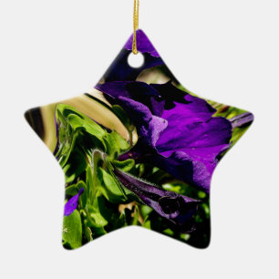 Lila Panik Keramikornament