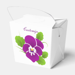 Lila Pansy Blume Thunder_Cove Geschenkschachtel