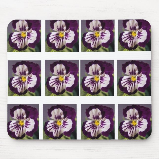 Lila Pansy Mouse Pad Mousepad (Vorne)