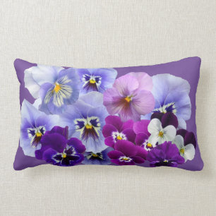 Lila Pansy Pillow Lendenkissen