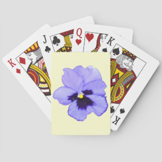 Lila Pansy Spielkarten