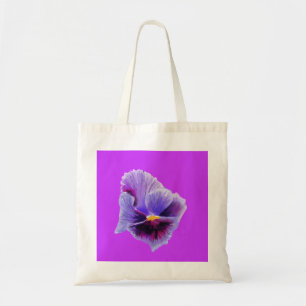 Lila Pansy Tottasche Tragetasche