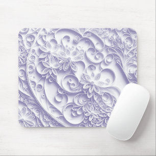 Lila Papiergestänge Mousepad