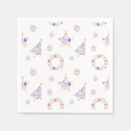 Lila Party Napkins Serviette