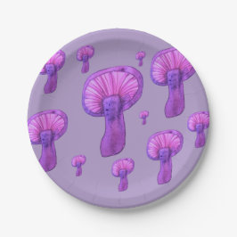 Lila Party Pappteller