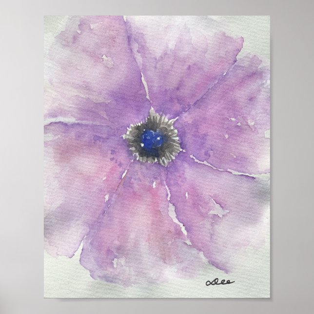 Lila Passion Leinwand Poster (8x10) (Vorne)