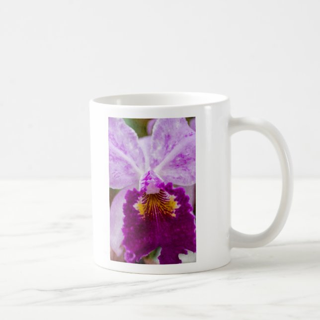 Lila Passion Orchid Kaffeetasse (Rechts)