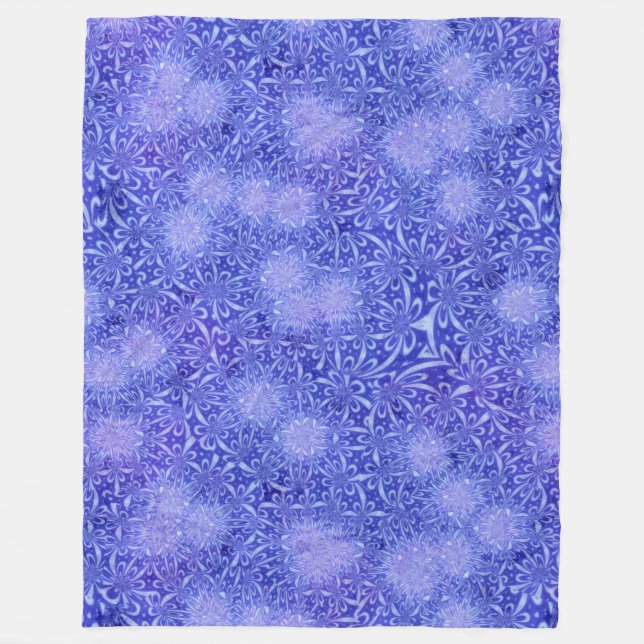 lila Passionsdecke Fleecedecke (Vorderseite)