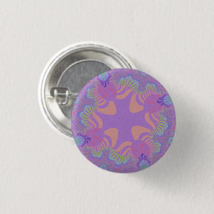 Lila Pastell Cross Button
