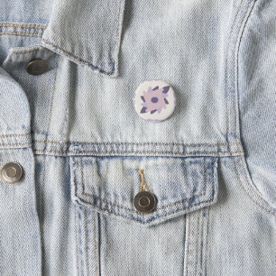 Lila-Pastell-Dekorative bunte Fliese  Button
