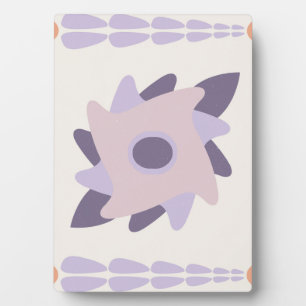 Lila-Pastell-Dekorative bunte Fliese Fotoplatte