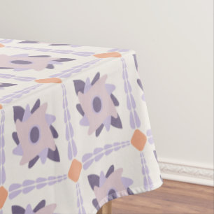 Lila-Pastell-Dekorative bunte Fliese Tischdecke