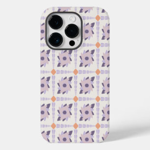 Lila-Pastell-Dekorfliesenmuster Case-Mate iPhone 14 Pro Hülle