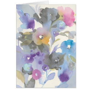 Lila Pastellblumenblätter des Juwel-Garten-