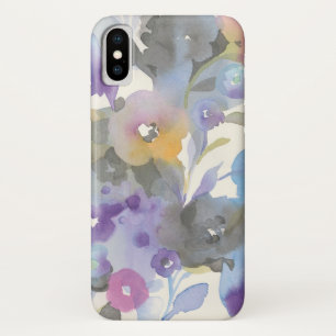 Lila Pastellblumenblätter des Juwel-Garten- Case-Mate iPhone Hülle