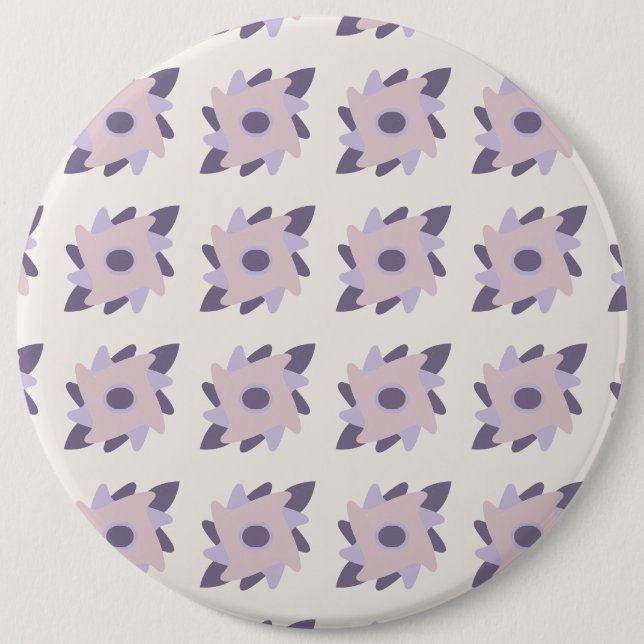Lila Pastellfliese Button (Vorderseite)