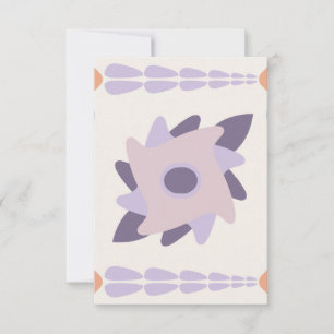 Lila Pastellfliese Karte