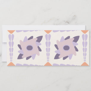 Lila Pastellfliese Save The Date