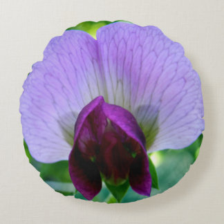Lila Pea Blume Kissen