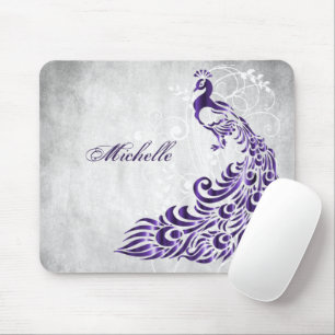 Lila Peacock Personalisiert Mouse Pad Mousepad
