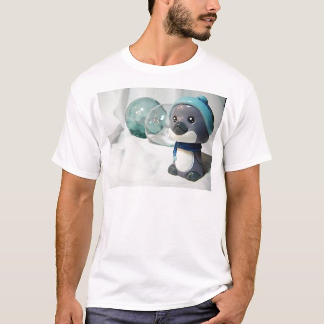 Lila Penguin I T-Shirt (Vorderseite)
