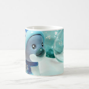 Lila Penguin III Kaffeetasse