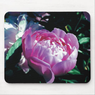 Lila Peony Mousepad