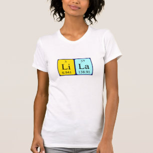 Lila Periodenname Shirt