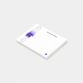 Lila Personalisierte Hinweise von Pansy Post-it Klebezettel