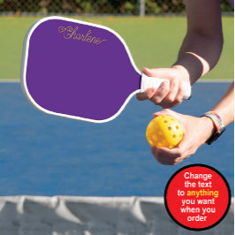 Lila Personalisiertes Pickleball Paddel Pickleball Schläger