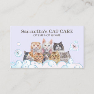 Lila Pet Care Wellness-Center Salon Sitzen Bademän Visitenkarte