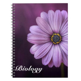 Lila Petal-Blume Notizblock