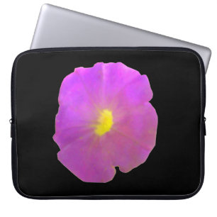 Lila Petunia-Laptop-Tasche Laptopschutzhülle
