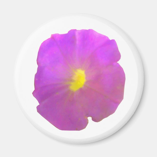 Lila Petunia Magnet (Vorne)