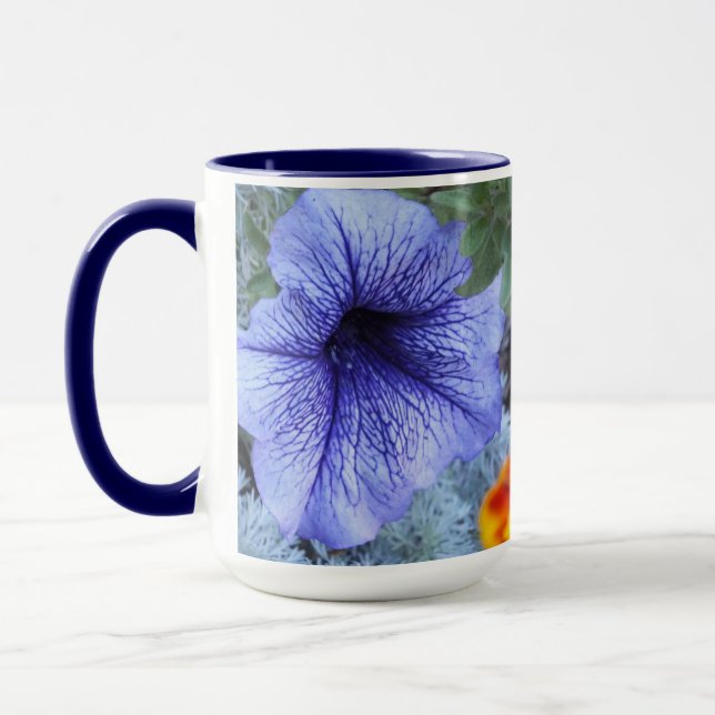 Lila Petunia Tasse (Links)